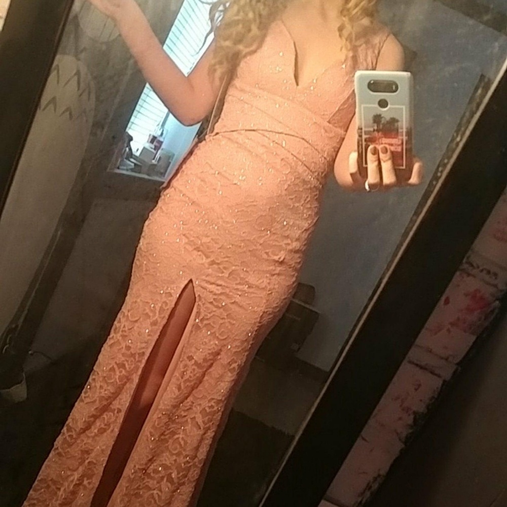 Pink formal dress